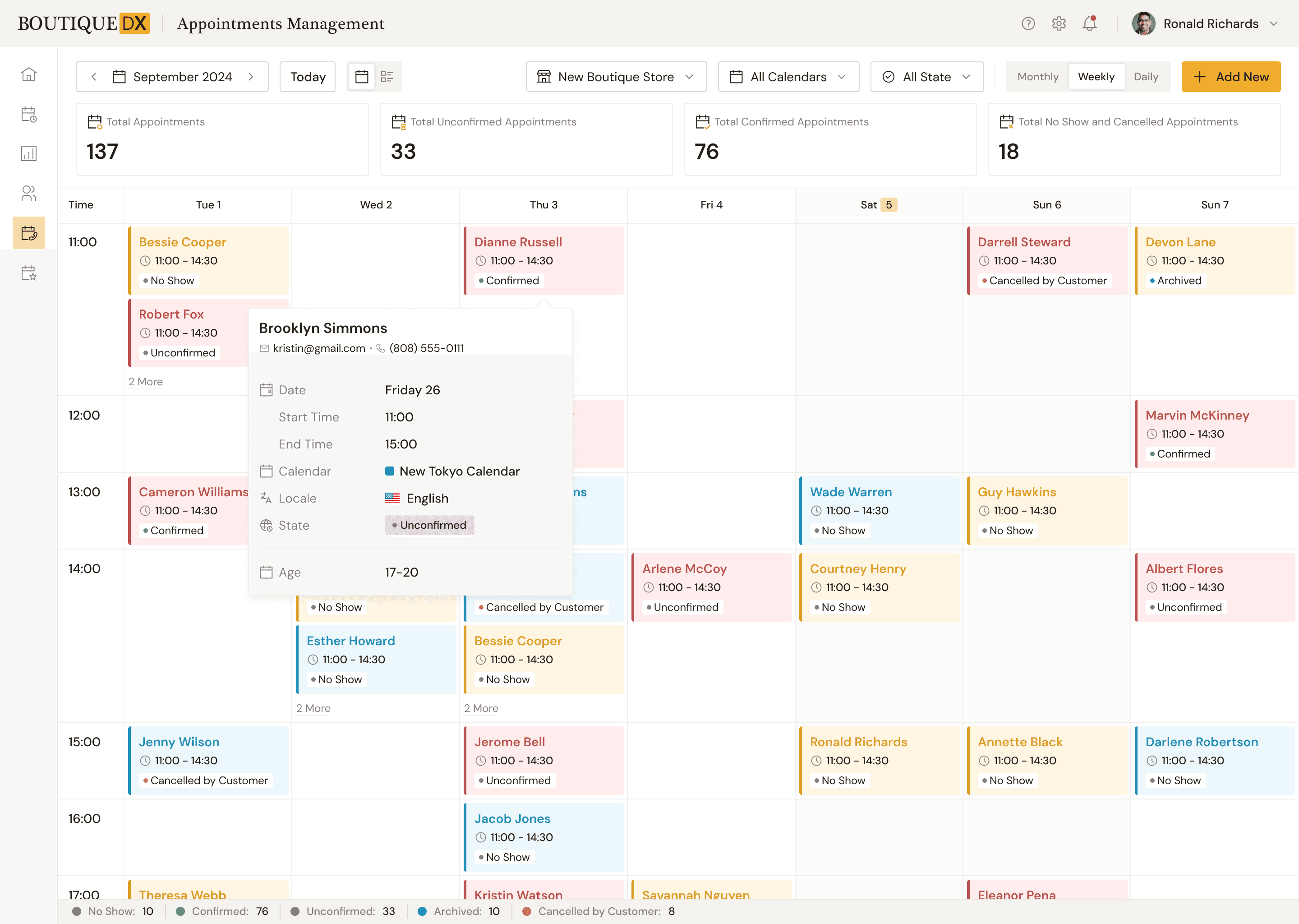 Client Appointment Management